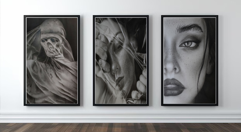 نقاشی سیاه قلم تخصصی